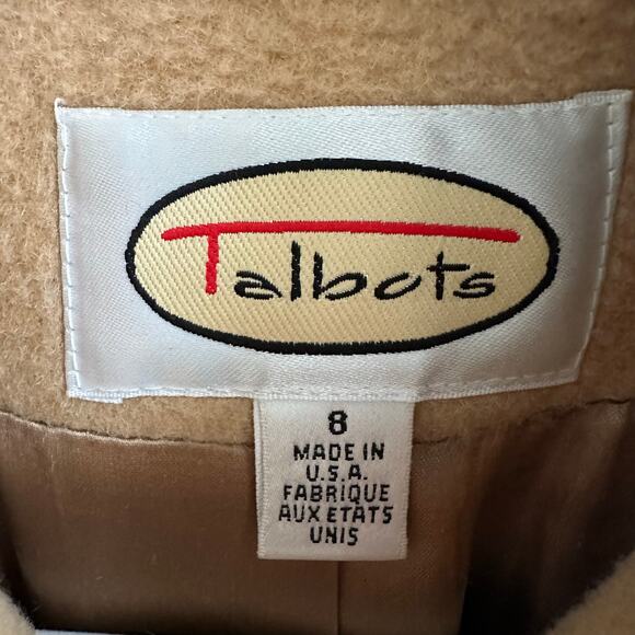 Vintage Talbots Camel Hair Coat - Picture 6 of 8